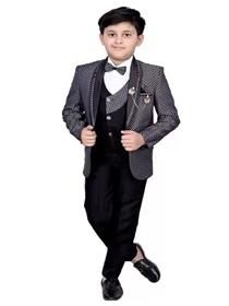 3 piece suits for kids boys 3 piece suit self design suit(f)