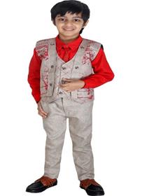 3 Piece Suit For Boys Kids Party wear