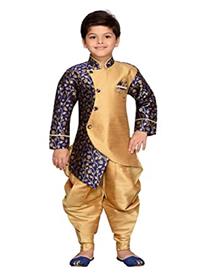 Sherwani set for kids aj dezines® boys regular fit indo western dress (a)