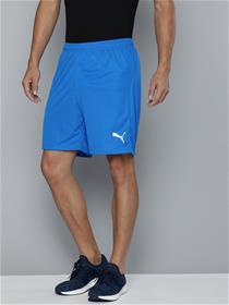 Boxer for men blue solid regular  fit liga sport short (my)