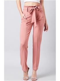 Trousers for women rose smart slim fit peg,fancy,simple designer,party wear trousers(m)