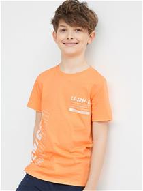 Boys orange cotton t-shirt