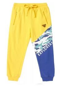 Track pant for boys  (yellow, pack of 1)