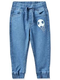 Jeans for kids boys urbano juniors light blue slim fit washed denim jeans  (a)