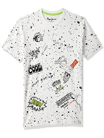 T-shirt for boys pepe jeans boy's paisley regular fit t-shirt (a)