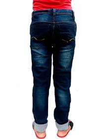 Boys regular mid rise dark blue jeans special price (f)