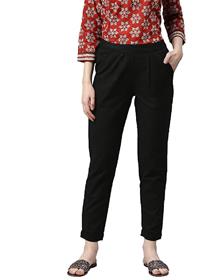 Trouser for women  women's pleat-front pants (a)