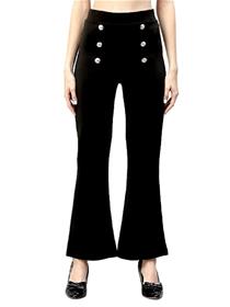 Formal pant for women black bootcut women trouser(a)
