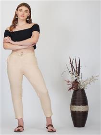 Formal pant for women solid regular fit casual (a)
