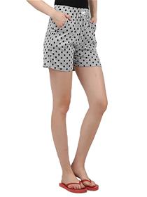 Hot pants for women cotton printed shorts (a)
