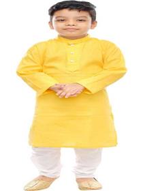 Boys festival & party kurta and pyajama set ( yellow pack of !)