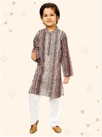 Boys festive& party kurta,waistcoat pyjama set