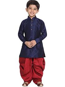 Kurta pyjama for boys jbn creation boys' cotton silk pathani style kurta (a)