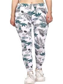 Legging for women outflits ankle length western wear (green,printed),fancy,designer & party wear (f)