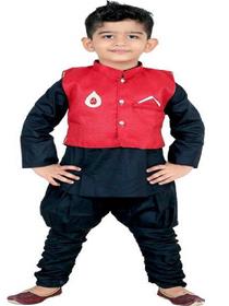 Baby boys festive & party  waistcoat and  modi jacket set  (f)