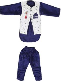 Baby boys festive & party  waistcoat and  modi jacket set  (f)