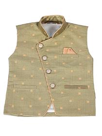 Modi jackets for boys latest and ethnic dotted jacquard beautiful waistcoat (a)