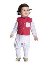 Shirt and pant set for kids boys cotton silk with kurta pyjama set (multicolor)