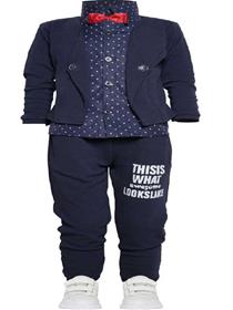 Boy casual shirt, waistcoat &  pant set (f)