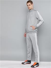Track pant for men grey solid comfort fit sport track suit (m)