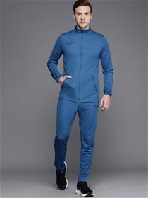 Track pant for men nike blue brand logo dri-fit df acd21 track suit (m)