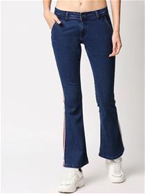 Jeans for women bl;ue bootcut jeans