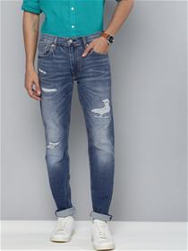 Jeans for men blue slim fit light fade stretchable (my