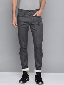 Men grey slim fit stretchable jeans (my)