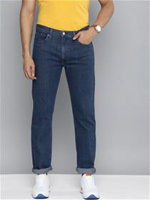 Jeans for men navy blue slim fit stretchable jeans (my)