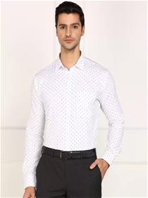 Shirt for men slim fit printed formal (f)