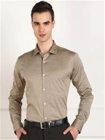 Shirt for men slim fit self design formal (f)