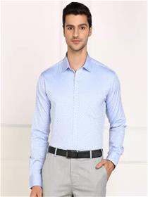 Men slim fit checkered formal shirt (f)