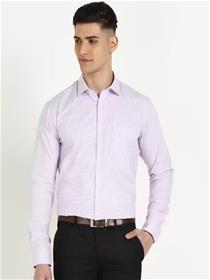 Shirt for men slim fit checkered spread collar formal  (f)