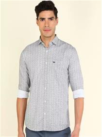 Shirt for men slim fit printed casual  (f)