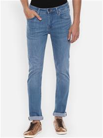 Jeans for men blue slim fit light fade jeans (my)