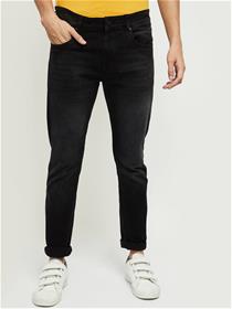 Men black stretchable jeans (my)