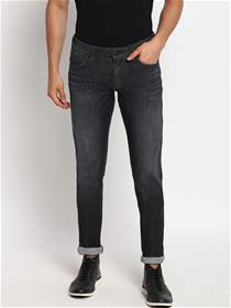 Jeans for 'men grey slim fit low-rise light fade jeans (my)