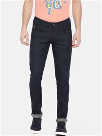 Men blue vegas skinny fit low-rise jeans (my)