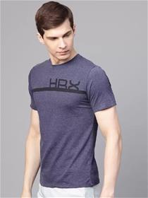 T-shirt for men round neck dark blue  (f)
