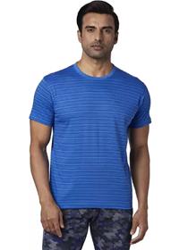 T-shirt for men self design men blue  (f)