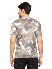 T-shirt for men camouflage military printed half tshirt