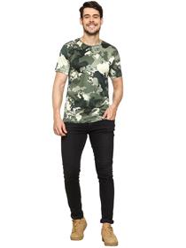 T-shirt for men camouflage military printed tshirt