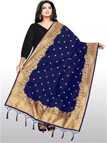 Banarasi dupatta for women art silk woven  women ,fancy,designer,party wear(f)