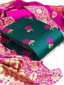 Salwar suit for women unstitched cotton silk blend salwar suit (f)