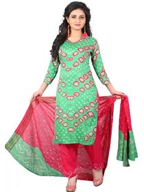 Salwar suit for women unstitched cotton wool blend dress material,printed,fancy,party wear (f)