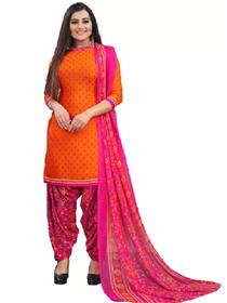 Salwar suit for women unstitched crepe dress material printed,fancy,designer,party wear (f)