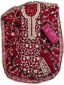 Women's party wear georgette unstitched salwar suit dress material  (a)