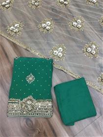 Salwar suit for women 2791:05 suit dulhan heavy work with heavy net dupatta for
