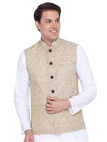 Modi jacket for men sleeveless solid men nehru jacket (f)