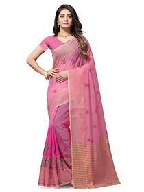 Saree for women super net embriodery butti saree with blouse piece